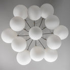 Terry Spider Alabaster Ball Chandelier, Luxurious Alabaster Chandelier Chandelier Kevin Studio Inc   